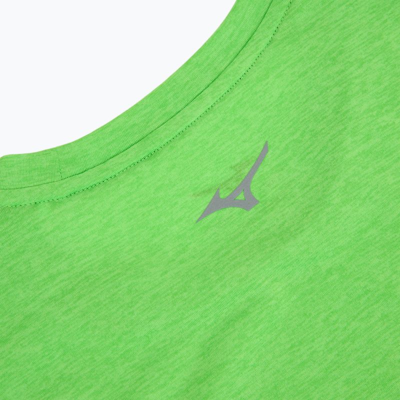 Férfi futópóló Mizuno Core RB Tee zöld gekkó 4