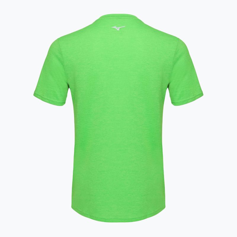 Férfi Mizuno Impulse Core Tee zöld gekkó futópóló 2