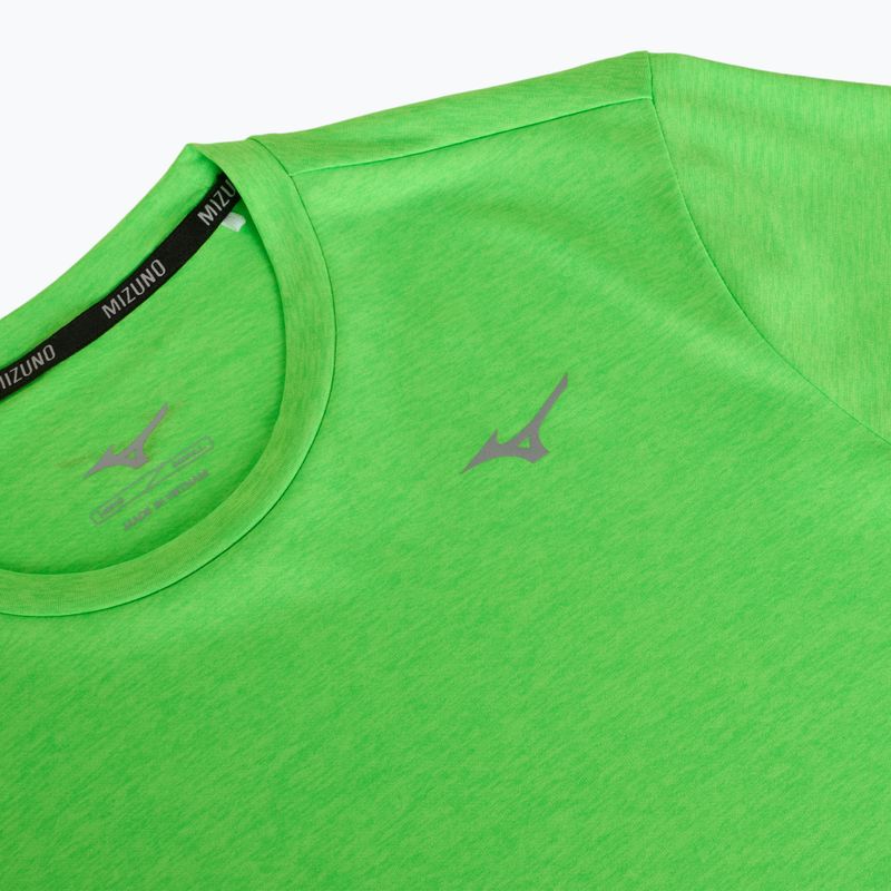Férfi Mizuno Impulse Core Tee zöld gekkó futópóló 3