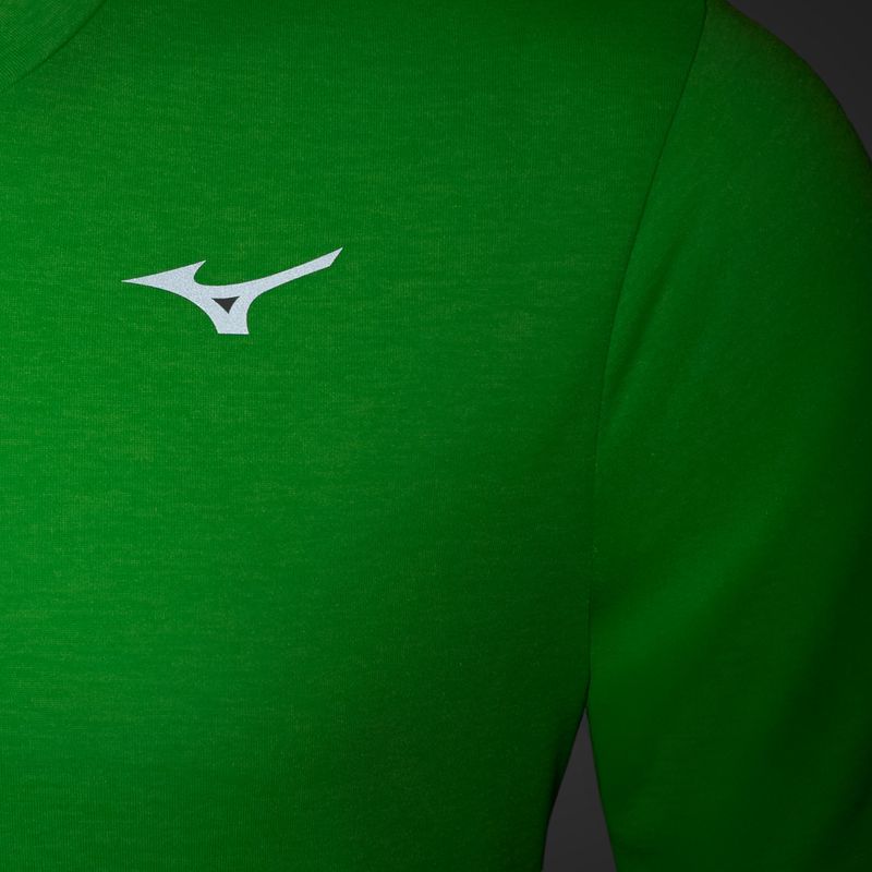 Férfi Mizuno Impulse Core Tee zöld gekkó futópóló 5