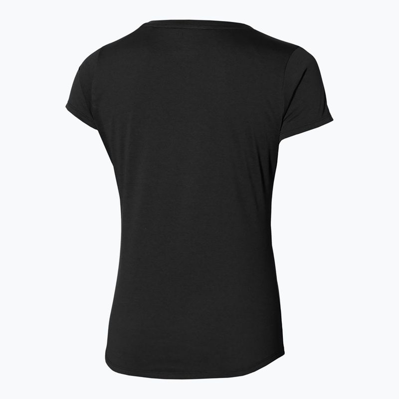 Női futó póló Mizuno Core RB Tee fekete 2