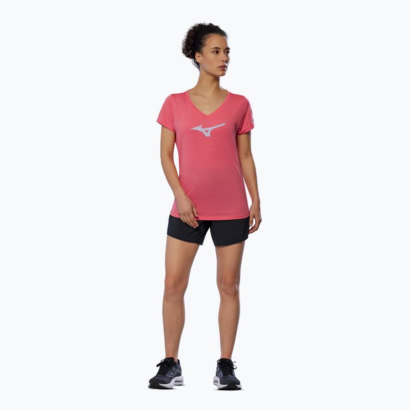 Női futópóló Mizuno Core RB Tee camellia rose Mizuno Core RB Tee camellia rose 2