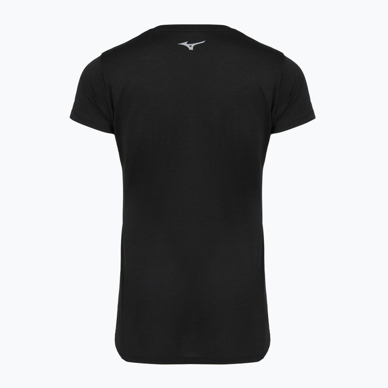 Női futó póló Mizuno Core Tee fekete 2