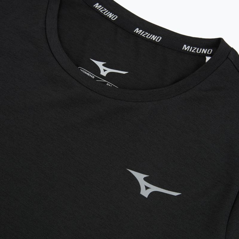 Női futó póló Mizuno Core Tee fekete 3
