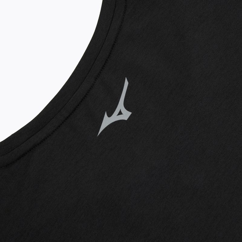 Női futó póló Mizuno Core Tee fekete 4