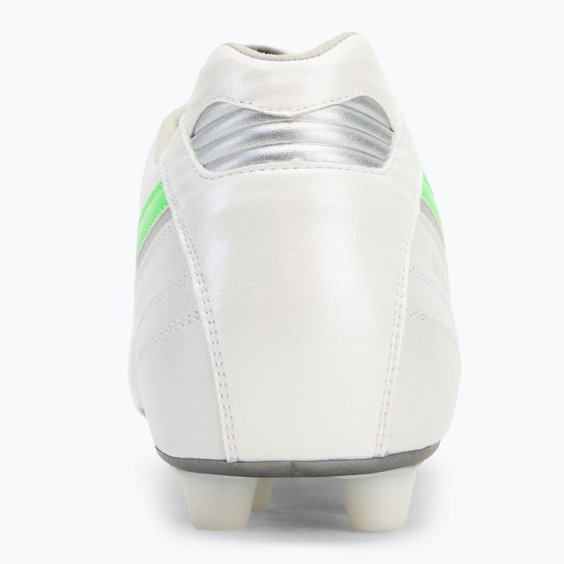 Mizuno Morelia II Elite Md fehér/neonzöld/galaxis ezüst férfi focicipő 6