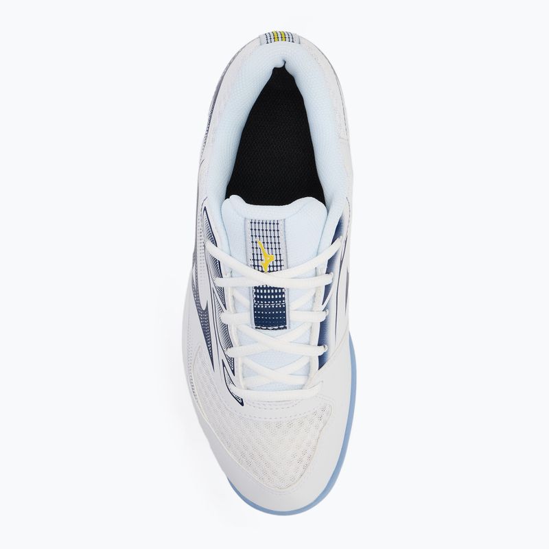 Mizuno Cyclone Speed 5 röplabdacipő fehér/kék/bel air kék/bel air kék 5