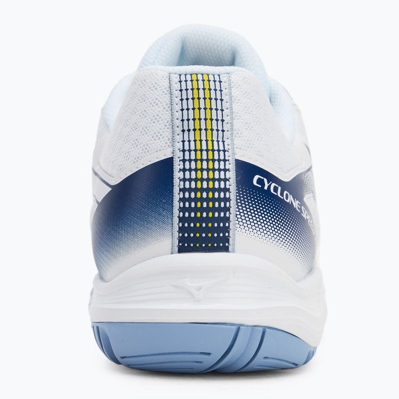 Mizuno Cyclone Speed 5 röplabdacipő fehér/kék/bel air kék/bel air kék 6