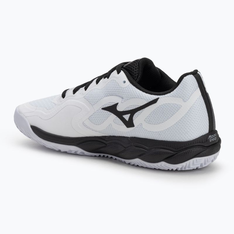 Férfi teniszcipő Mizuno Wave Enforce Court CC white/ black/ iron gate 3