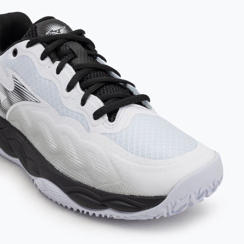 Férfi teniszcipő Mizuno Wave Enforce Court CC white/ black/ iron gate 7