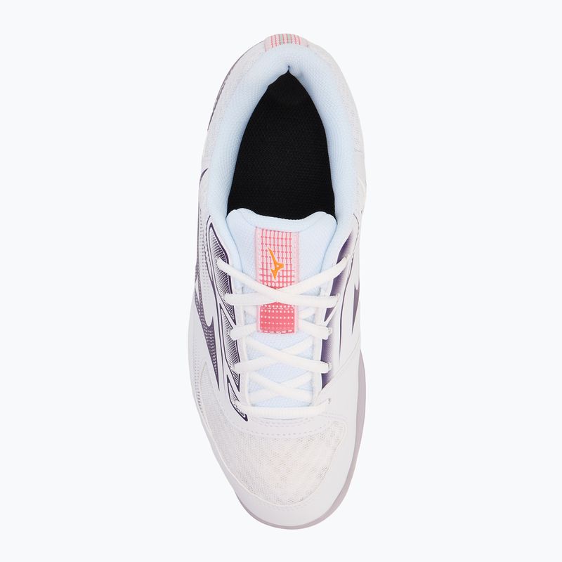 Mizuno Cyclone Speed 5 röplabdacipő fehér/ibolya indigó/camellia rose 5