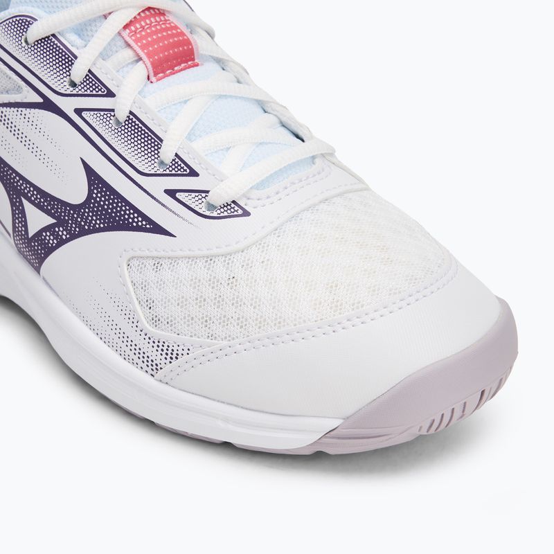 Mizuno Cyclone Speed 5 röplabdacipő fehér/ibolya indigó/camellia rose 7