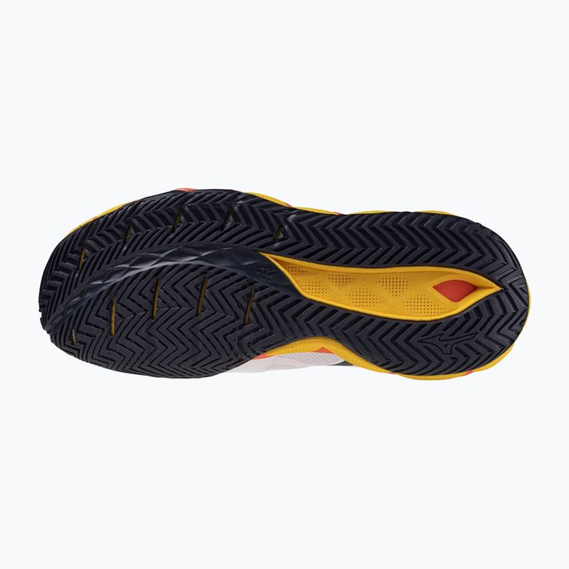 Teniszcipő Mizuno Wave Enforce Tour 6 AC white/fiery coral 2/citrus 9
