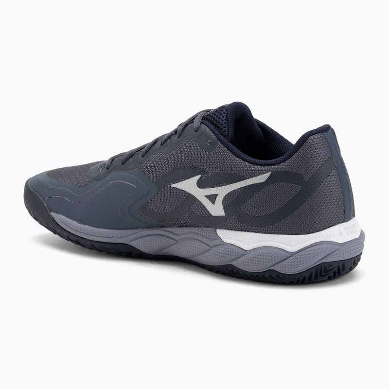 Mizuno Wave Enforce Court CC teniszcipő odyssey szürke/fehér/kék gránit 3