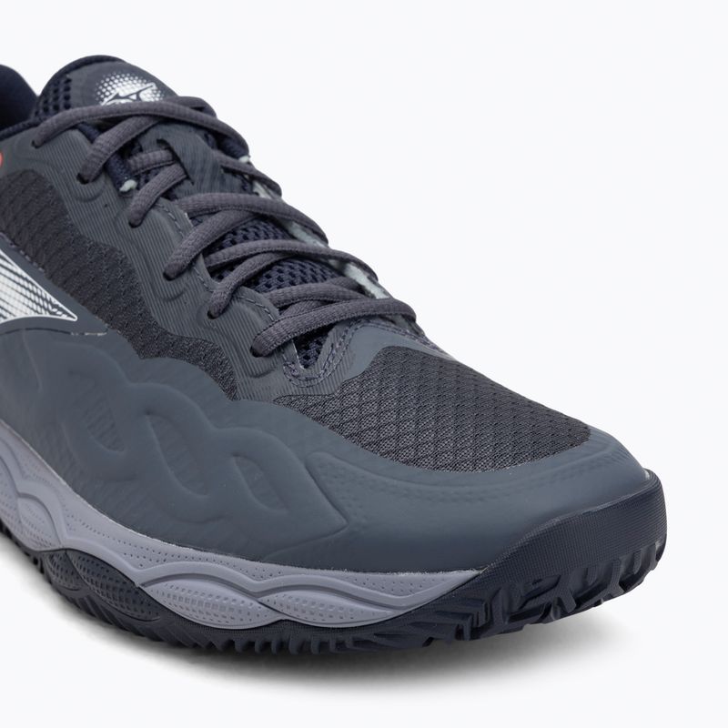 Mizuno Wave Enforce Court CC teniszcipő odyssey szürke/fehér/kék gránit 7