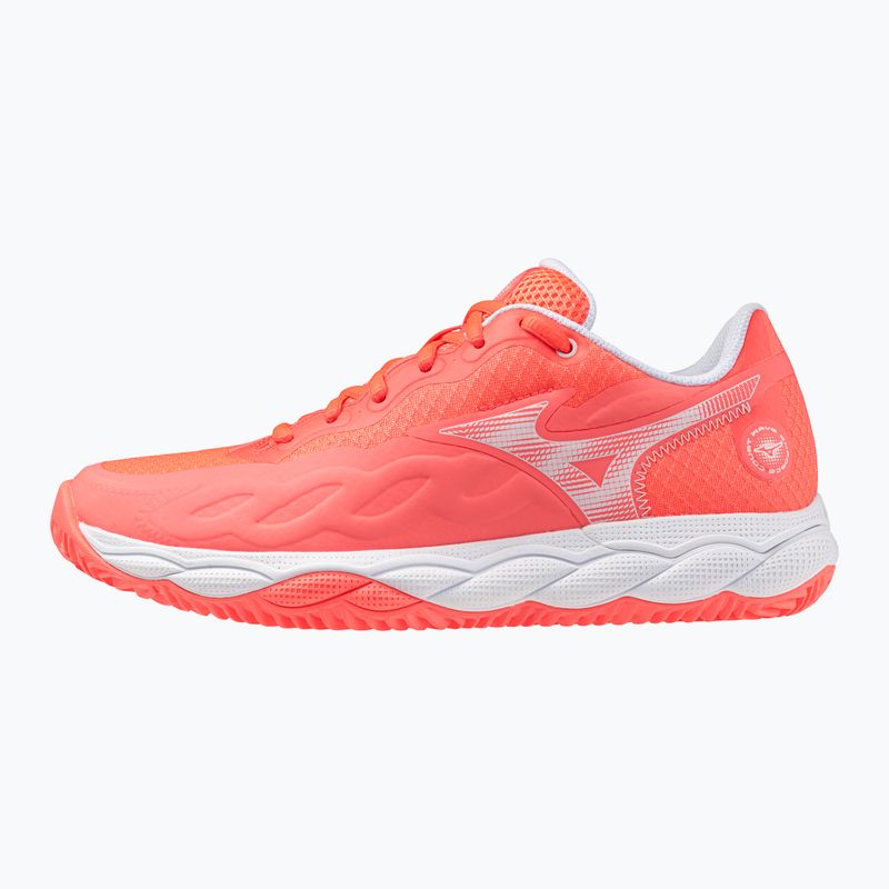Női teniszcipő Mizuno Wave Enforce Court CC W calypso coral/white/barely pink Mizuno Wave Enforce Court CC W calypso coral/white/barely pink 8