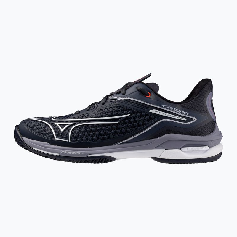 Mizuno Wave Exceed Tour 6 CC teniszcipő odyssey szürke/fehér/kék gránit
