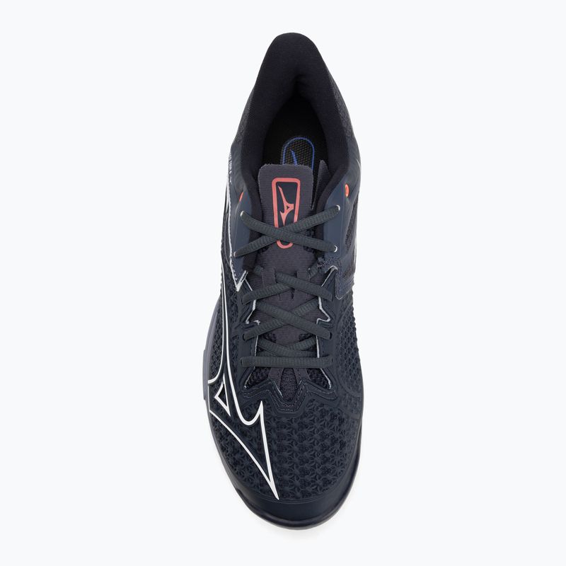 Mizuno Wave Exceed Tour 6 CC teniszcipő odyssey szürke/fehér/kék gránit 5
