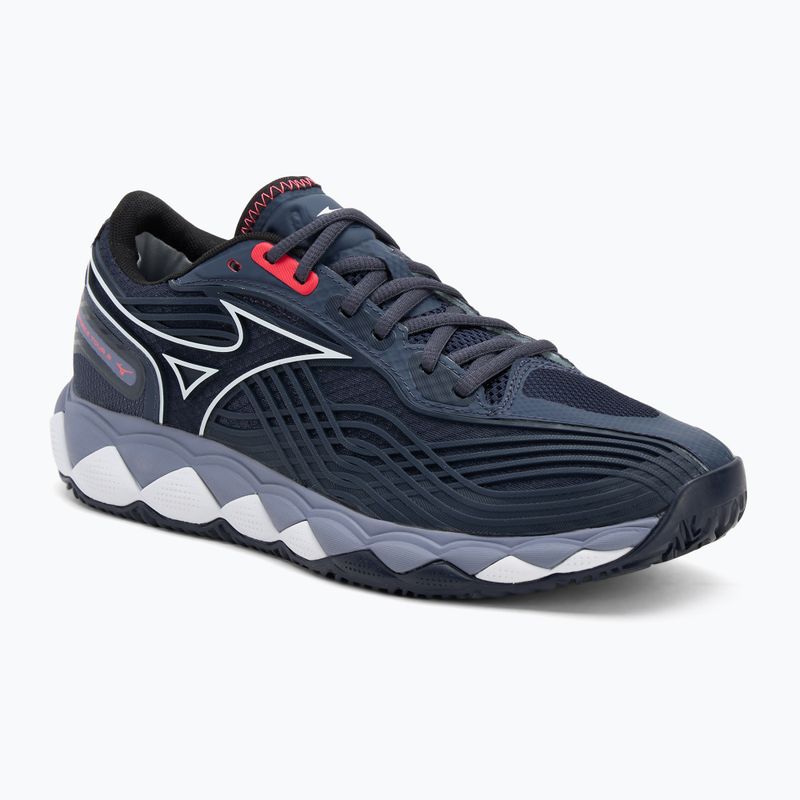Mizuno Wave Enforce Tour 2 CC teniszcipő odyssey szürke/fehér/kék gránit