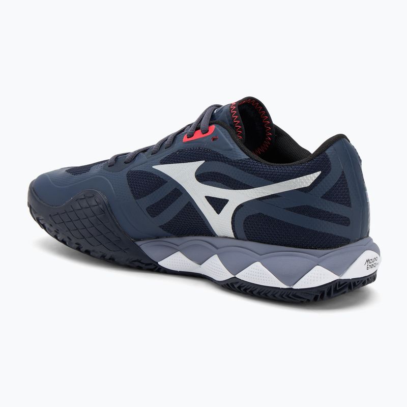 Mizuno Wave Enforce Tour 2 CC teniszcipő odyssey szürke/fehér/kék gránit 3