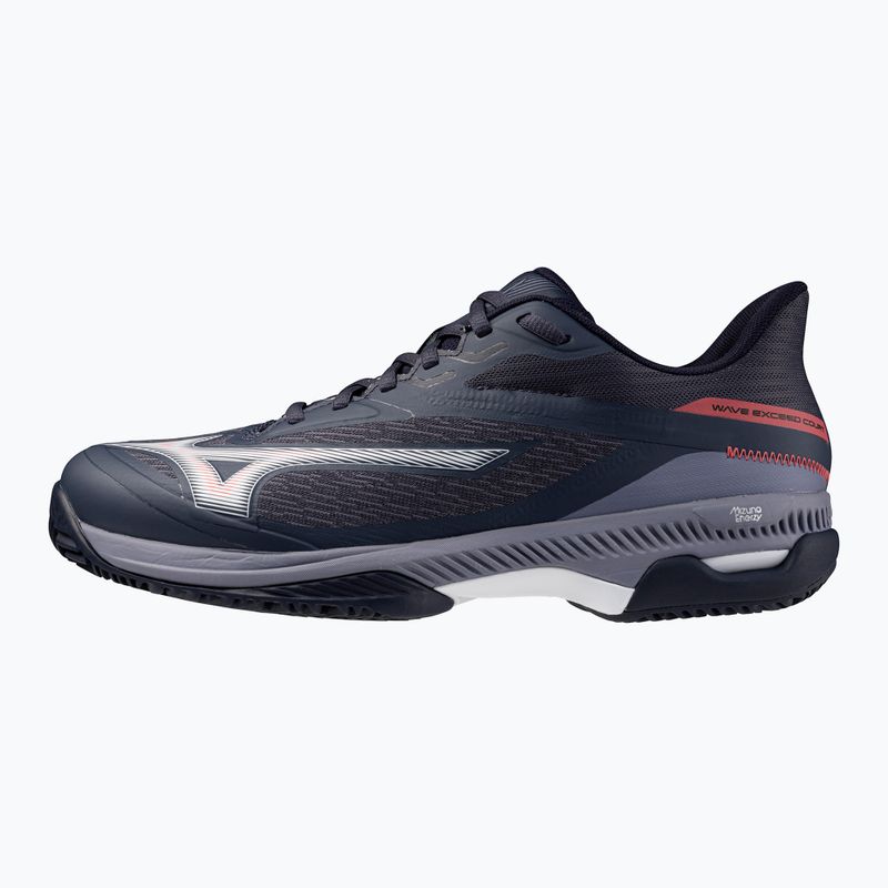 Mizuno Wave Exceed Court CC tenisz cipő odyssey szürke/fehér/kék gránit