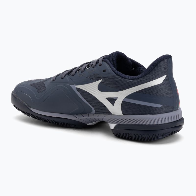 Mizuno Wave Exceed Court CC tenisz cipő odyssey szürke/fehér/kék gránit 3