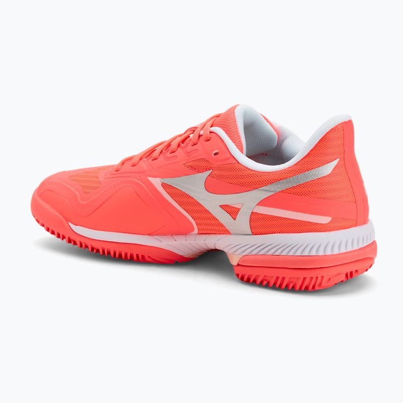 Női teniszcipő Mizuno Wave Exceed Court CC W calypso coral/fehér/barely pink 3