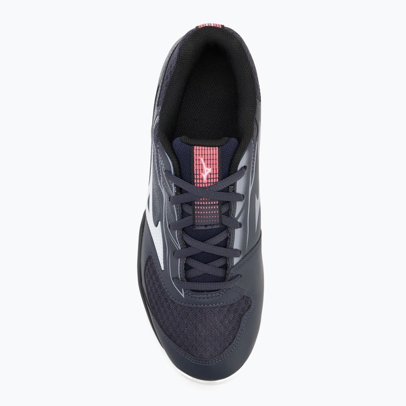 Mizuno Break Shot 5 CC tenisz cipő odyssey szürke/fehér/kék gránit 5