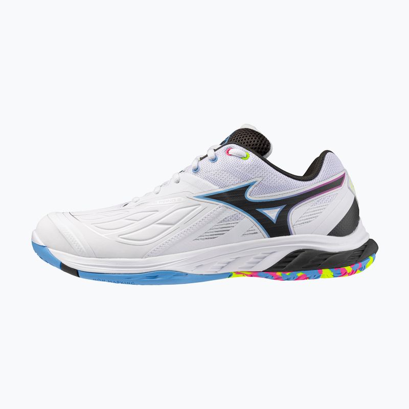 Mizuno Wave Fang 2 tollaslabda cipő fehér/rózsaszín tetra/külföldön mindenhol 8