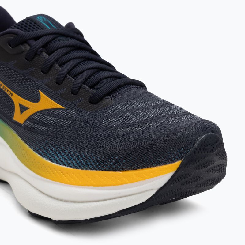 Férfi futócipő Mizuno Wave Sky 9 baritonkék/citrus/capri breeze Mizuno Wave Sky 9 baritonkék/citrus/capri breeze 7