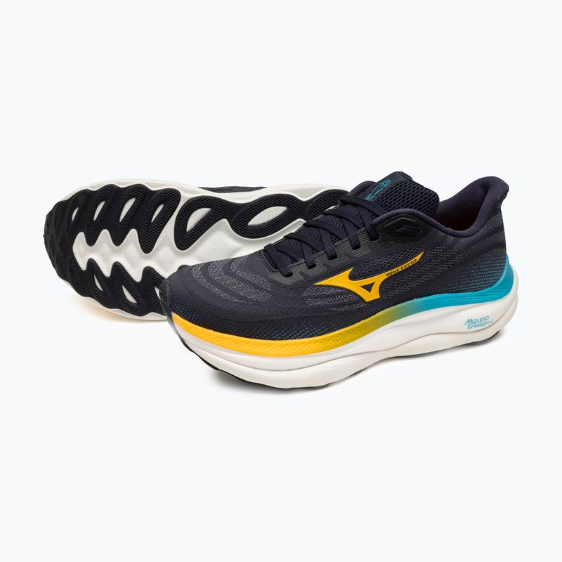Férfi futócipő Mizuno Wave Sky 9 baritonkék/citrus/capri breeze Mizuno Wave Sky 9 baritonkék/citrus/capri breeze 7