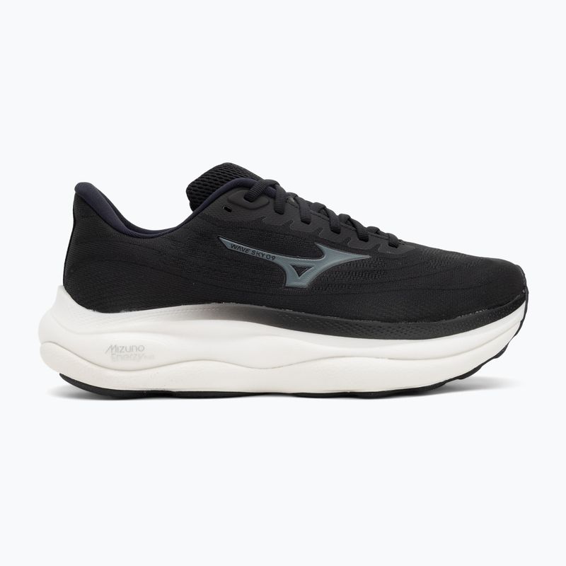 Férfi futócipő Mizuno Wave Sky 9 fekete/metál szürke/fekete homok 2