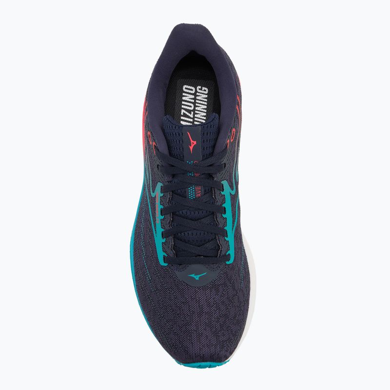 Férfi futócipő Mizuno Wave Rider 29 odyssey szürke/Ccapri breeze/calypso coral 5