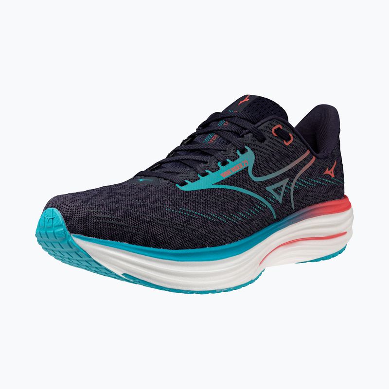 Férfi futócipő Mizuno Wave Rider 29 odyssey szürke/Ccapri breeze/calypso coral 3