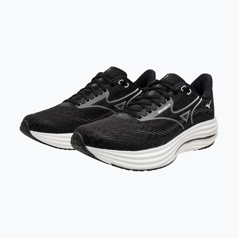Férfi futócipő Mizuno Wave Rider 29 Fekete homok/csendes árnyalat/fekete 8