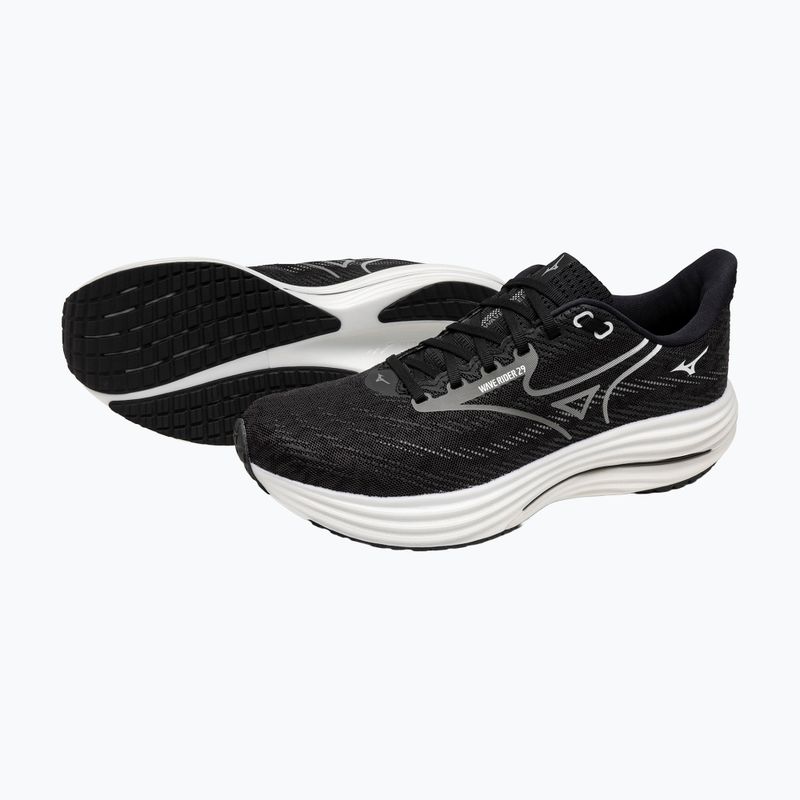 Férfi futócipő Mizuno Wave Rider 29 Fekete homok/csendes árnyalat/fekete 9