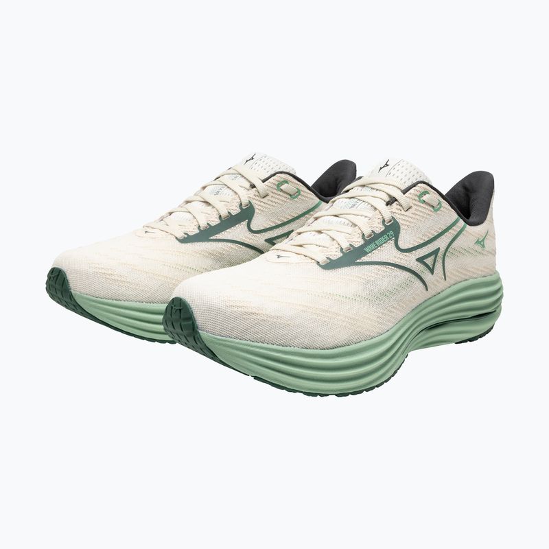 Férfi futócipő Mizuno Wave Rider 29 fehér/bistro zöld/creme de me 9