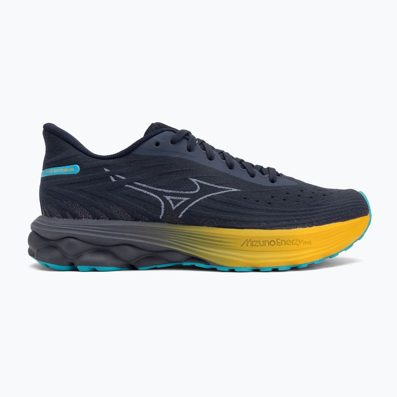 Férfi futócipő Mizuno Wave Skyrise 6 odyssey szürke/icelandic kék/citrus 2