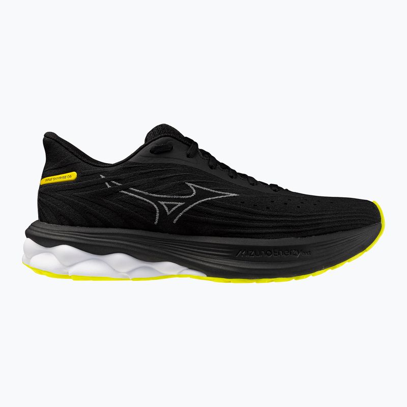 Férfi futócipő Mizuno Wave Skyrise 6 fekete/harbor mist/lemon tonic 8