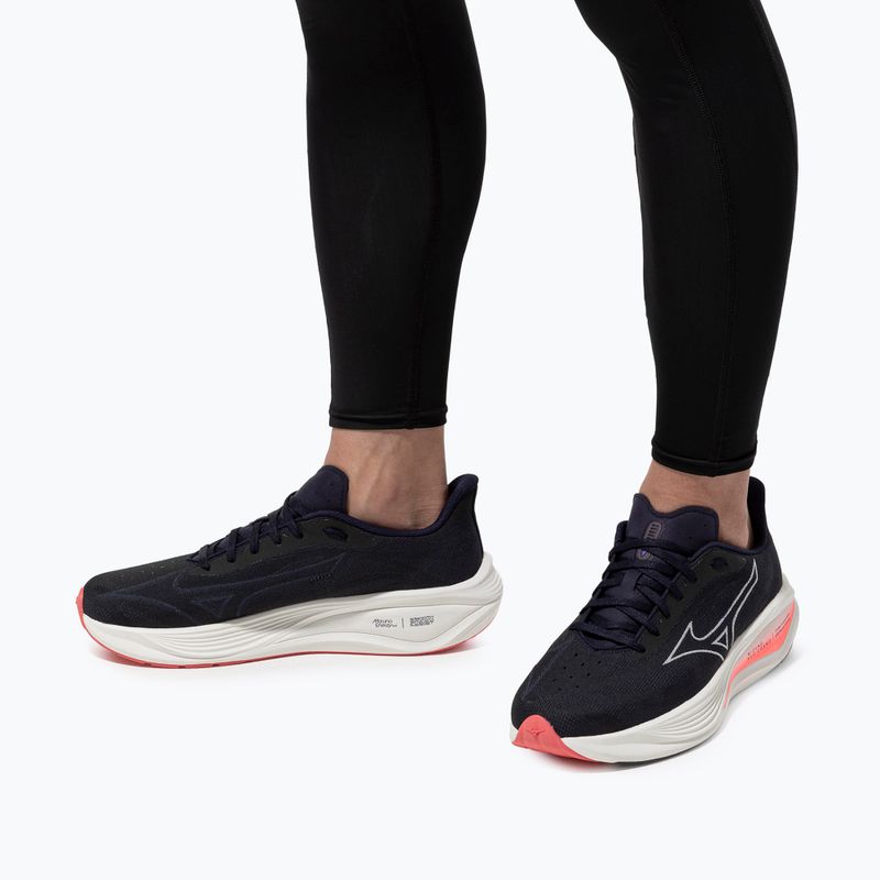 Férfi Mizuno Neo Cosmo bariton kék/hófehér/sztriking korall futócipő 10