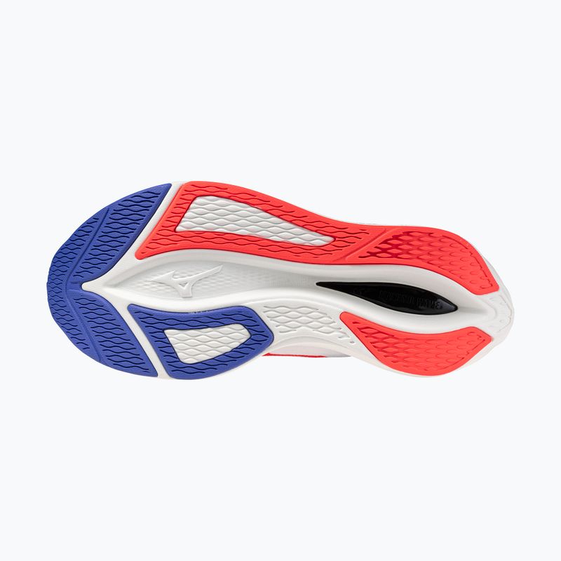 Férfi futócipő Mizuno Wave Rebellion Flash 3 fehér/tüzes korall 2/iris bloom 6