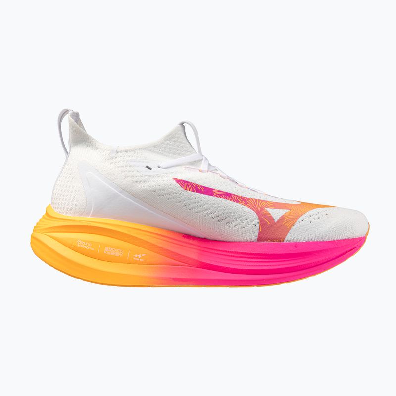 Mizuno Neo Vista 2 fehér/fehér/rózsaszín tetra futócipő 2