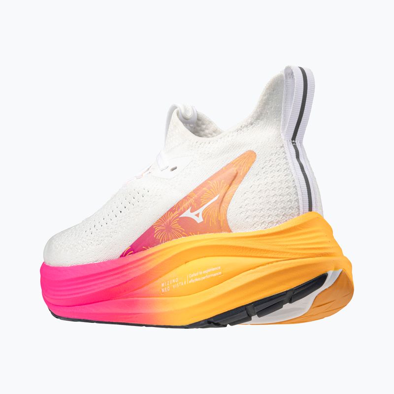 Mizuno Neo Vista 2 fehér/fehér/rózsaszín tetra futócipő 4