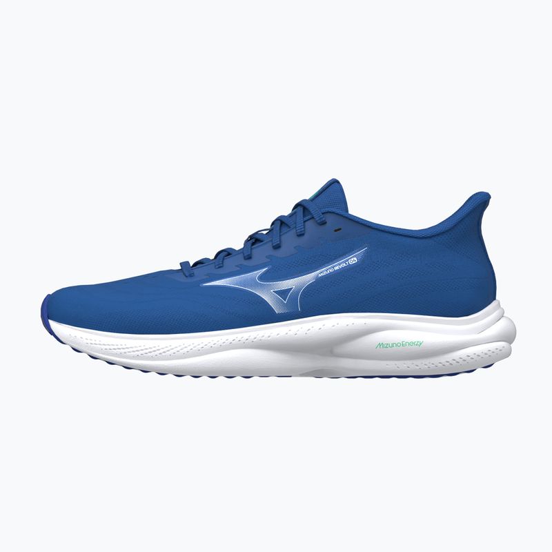 Mizuno Revolt 4 princess kék/fehér/kerámia férfi futócipő 8