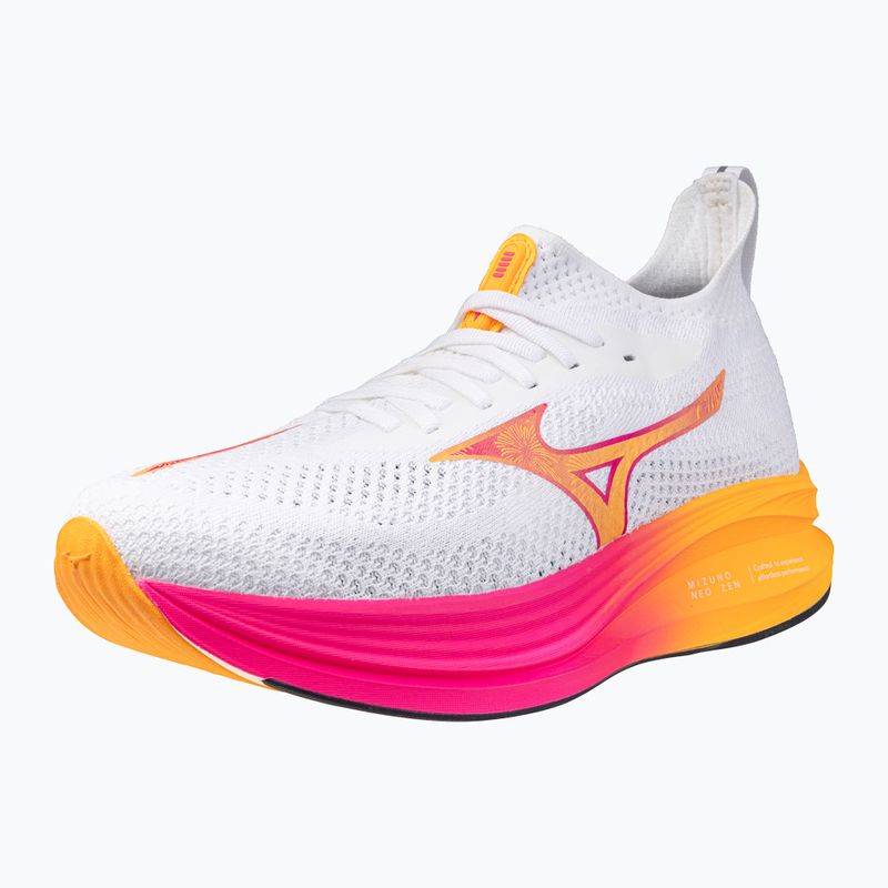 Mizuno Neo Zen fehér/narancs/rózsaszín tetra futócipő 10