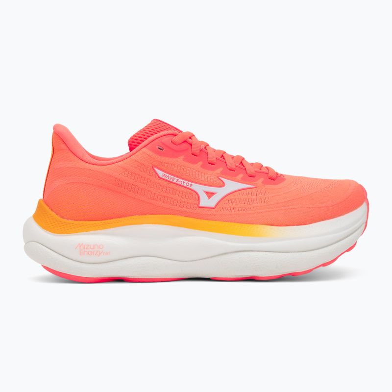 Női futócipő Mizuno Wave Sky 9 striking coral/baseball white/citrus 2
