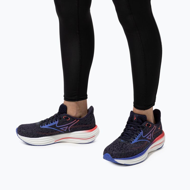 Női futócipő Mizuno Wave Rider 29 odyssey szürke/iris bloom/kalypsocoral 17