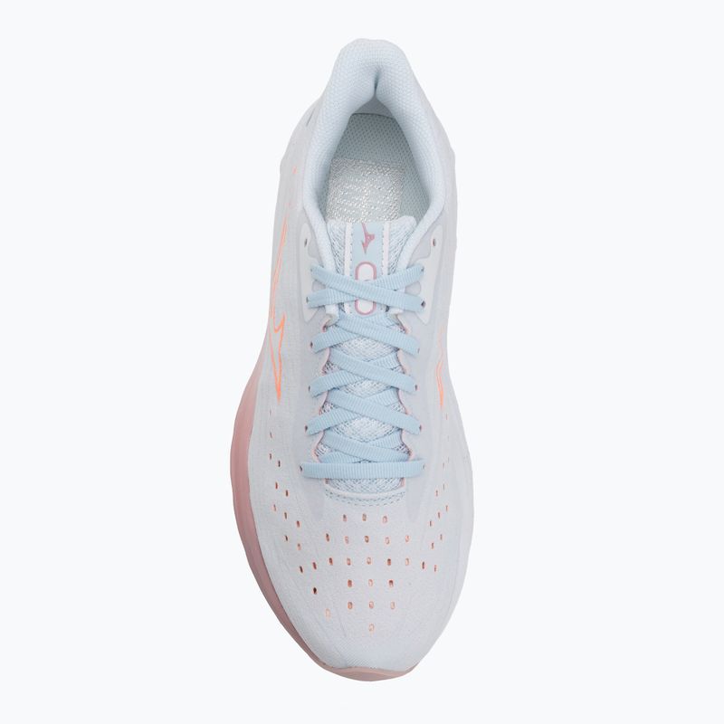 Női futócipő Mizuno Wave Skyrise 6 Nantucket Breeze/Striking Coral/Bleach Mauve 5