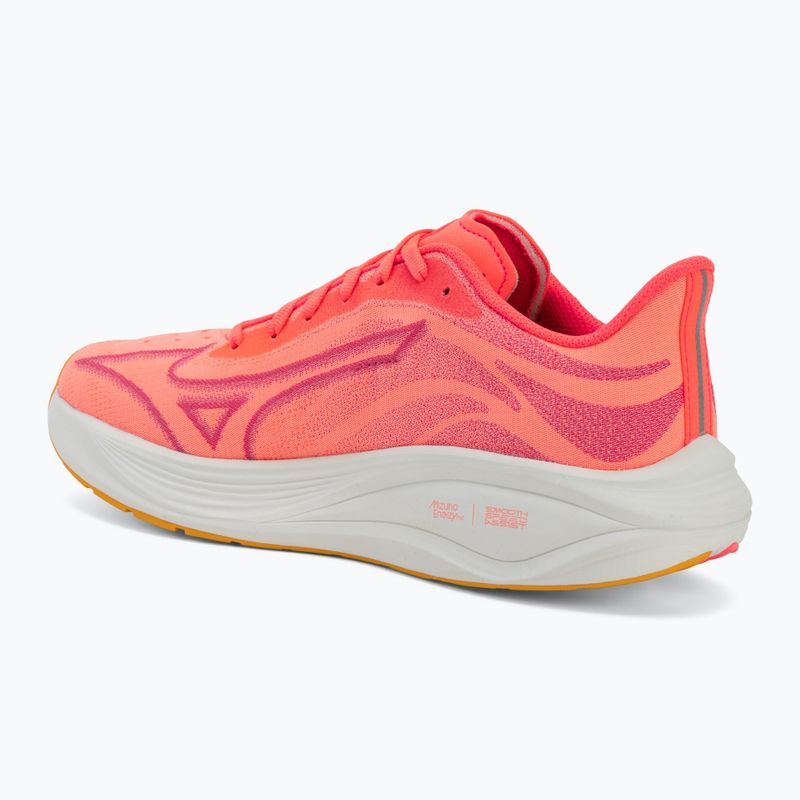 Női futócipő Mizuno Neo Cosmo striking coral/snow white/citrus 3