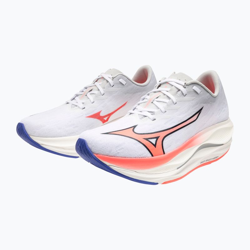 Női futócipő Mizuno Wave Rebellion Flash 3 white/striking coral/iris bloom 15